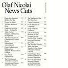 Olaf Nicolai News cuts Ediz illustrata