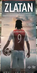 Poster locandina Zlatan 33x70 cm ORIGINALE da cinema 2021 di Jens Sj gren