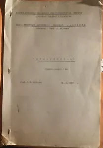 Audiometria APPUNTI di Prof. G.b. Catalano-dr. D. Raso, 1964, Scuola Magistral
