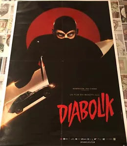 Poster locandina Diabolik 100x70 cm ORIGINALE da cinema 2021 di Manetti Bros