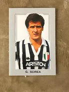 Figurina fustellata G Scirea Juventus sorpresa patatine anni 80 di Aa vv