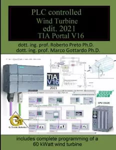 PLC controlled wind turbines edit. 2021: sixth volume of the Let’s program a PLC