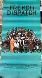 Poster locandina The French Dispatch 33x70 cm ORIGINALE da cinema 2021 di Wes An