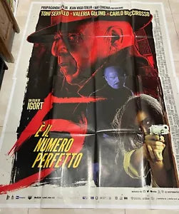 Poster locandina 5 il numero perfetto 140x200 in due pezzi ORIGINALE da cinema
