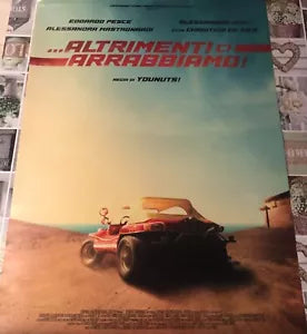 Poster locandina altrimenti ci arrabbiamo 100x70 cm ORIGINALE da cinema 202