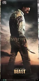 Poster locandina Beast 33x70 cm ORIGINALE da cinema 2022 di Baltasar Korm kur