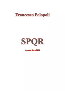 Agenda Romana di Francesco Polopoli, 2018, Youcanprint