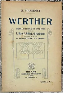 Werther di Jules Massenet di douard Blau