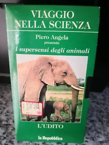 VHS - L UDITO Viaggio nella scienza - 1997 - la repubblica -F
