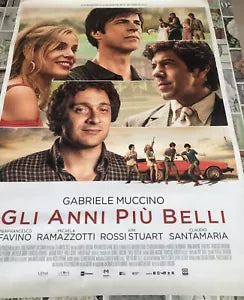 Poster locandina Gli anni pi belli 100x70 cm ORIGINALE da cinema 2020 di Gabrie