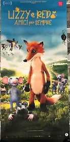 Poster locandina Lizzy e Red amici per sempre 33x70 cm ORIGINALE da cinema 2021