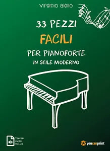 33 pezzi facili per pianoforte in stile moderno di Virginio Aiello, 2021, Youc