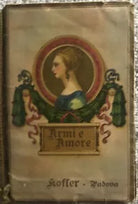 Calendarietto Armi e amore di Luigi Alosio Parrucchiere, 1930, Kofler Padova