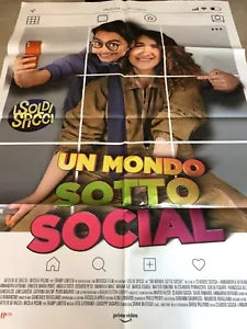 Poster locandina Un mondo sotto social 100x140 cm ORIGINALE da cinema 2022 di I