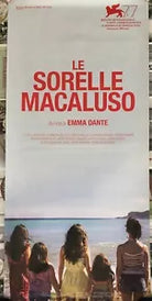 Poster locandina Le sorelle Macaluso 33x70 cm ORIGINALE da cinema 2020 di Emma D