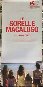 Poster locandina Le sorelle Macaluso 33x70 cm ORIGINALE da cinema 2020 di Emma D