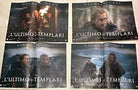Set di 4 poster locandine L ultimo dei Templari 40x60 ORIGINALI da cinema di Do
