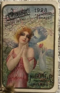 Calendarietto Profumieri Migone & C. di Migone, 1928, Ee.vv.