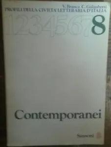 Profili della civilta letteraria d’Italia Vol.8-Branca,Galimberti-Sansoni1976-R