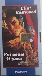 Fai come ti pare VHS di Clint Eastwood, 1999, Deagostini