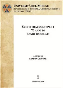 Scritti raccolti per i 70 anni di Ennio Badolati Vol.1 Ciccone, 2014