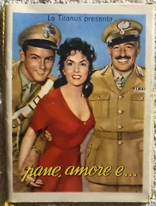 Calendarietto Pane, amore e... di Salone Calamuneri Saverio, 1956, La Titanus
