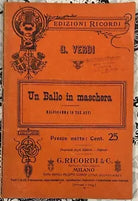 Un ballo in maschera di Giuseppe Verdi