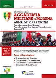 Concorso Accademia Militare di Modena. Arma Dei Carabinieri. Prova di preselezio