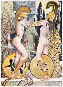 Poster Amazzoni di Milo Manara