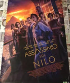 Poster locandina Assassinio sul Nilo 100x70 cm ORIGINALE da cinema 2022 di Kenn