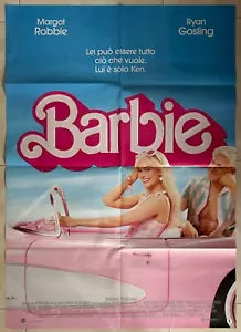 Poster locandina Barbie 100x140 ORIGINALE da cinema di Greta Gerwig