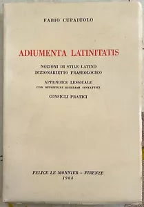 Adiumenta Latinitatis di Fabio Cupaiuolo