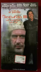 Riccardo III un uomo un Re - vhs- 1996 -L U -F