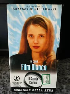 Tre Colori film Bianco - vhs -1993 - corriere della sera -F