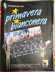 Primavera bianconera 1986 Catalogo di Juventus F c