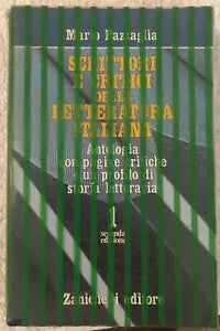 Scrittori e critici della letteratura italiana antologia con pagine critiche e u