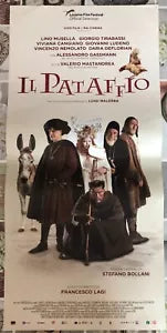 Poster locandina Il Pataffio 33x70 cm ORIGINALE da cinema 2022 di Francesco Lagi