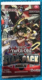 Yu Gi Oh Star Pack Arc V bustina con 3 carte di Kazuki Takahashi 2015 Konami