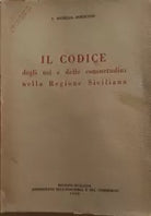 Il codice degli usi e delle consuetudini della Regione Siciliana di S. Spinello