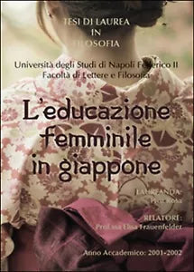 L’educazione femminile in Giappone di Rosa Pica, 2015, Youcanprint