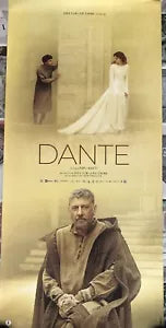 Poster locandina Dante 33x70 cm ORIGINALE da cinema 2022 di Pupi Avati