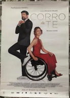 Poster locandina Corro da te 45x32 cm ORIGINALE da cinema 2022 di Riccardo Milan