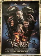 Poster locandina Venom La furia di Carnage 45x32 cm ORIGINALE da cinema 2021