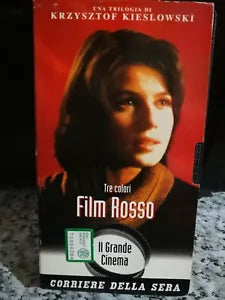 film Rosso - vhs - 1994 - corriere della sera -F