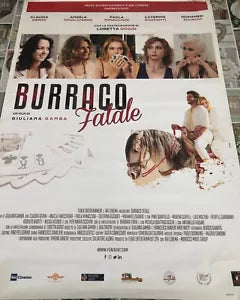 Poster locandina Burraco fatale 100x70 cm ORIGINALE da cinema 2020 di Giuliana G
