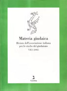 Materia giudaica VII 2 2002