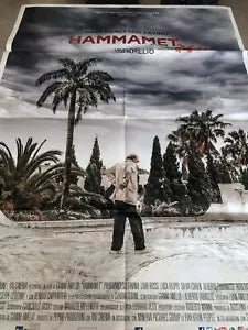Poster locandina Hammamet 100x140 cm ORIGINALE da cinema 2020 di Gianni Amelio