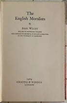 The English Moralists di Basil Willey
