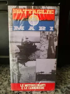 Battaglie sui mari Le motosiluranti e le cannoniere - Vhs -1995 - Hobby e Work-F