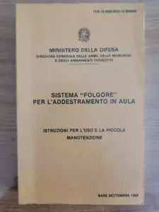 Sistema folgore per l addestramento in aula - 1988 - AR